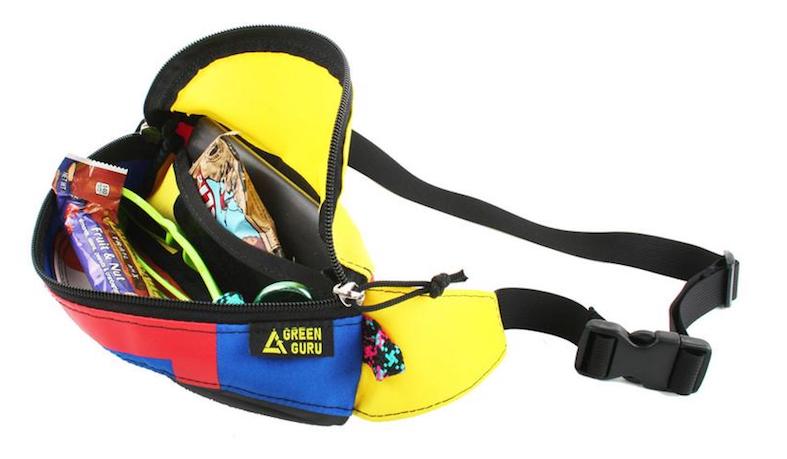 Green Guru Gear HIPSTER-HIP-PACK-BIKE-BAG Open